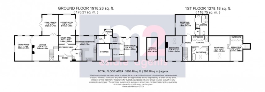 Floorplan for Llangybi, Usk, Monmouthshire