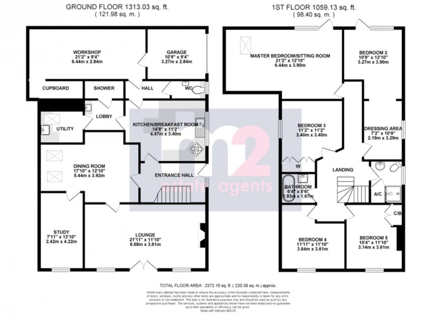 Floorplan for Monkswood, Usk, Monmouthshire
