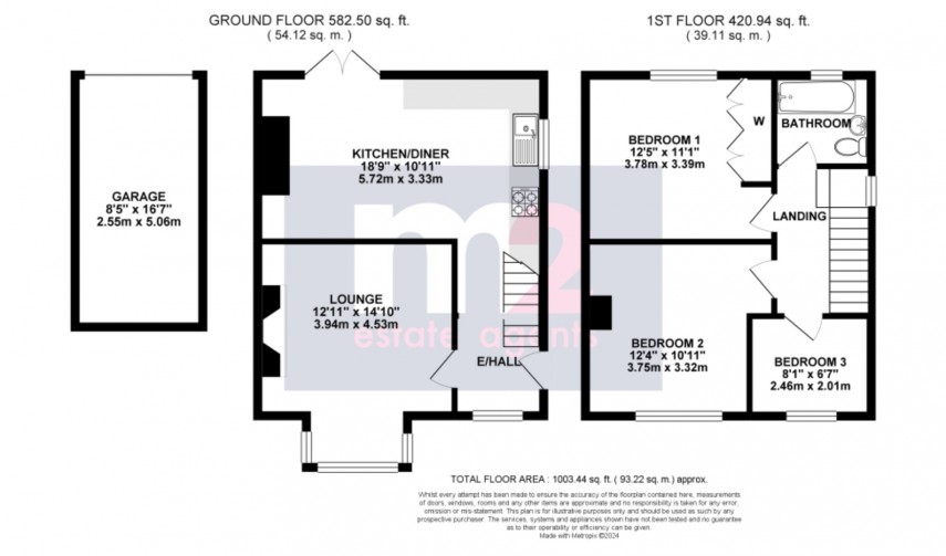 Floorplan for Milton Road, Newport