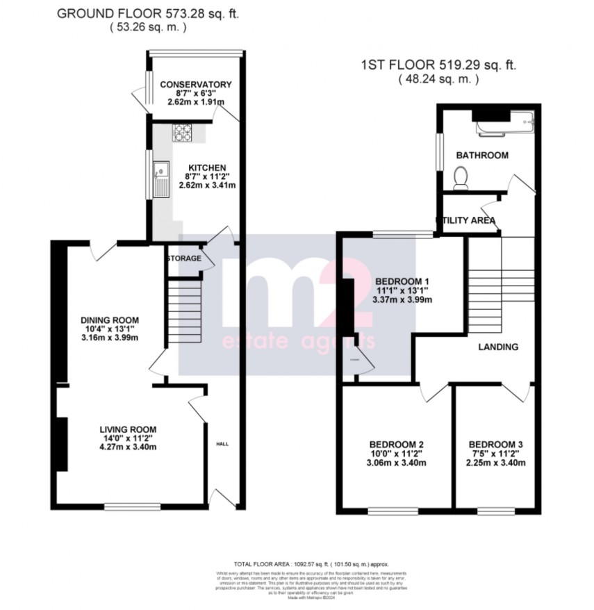 Floorplan for Blewitt Street, Newport