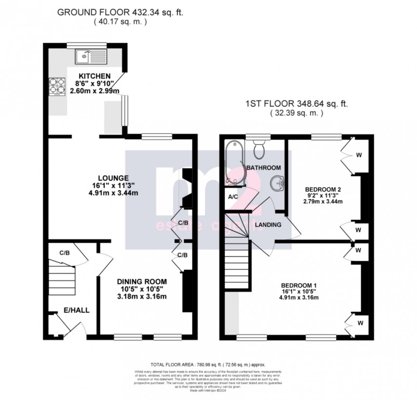Floorplan for Collier Street, Newport