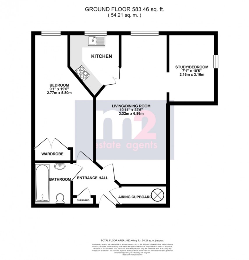 Floorplan for Bassaleg Road, Newport