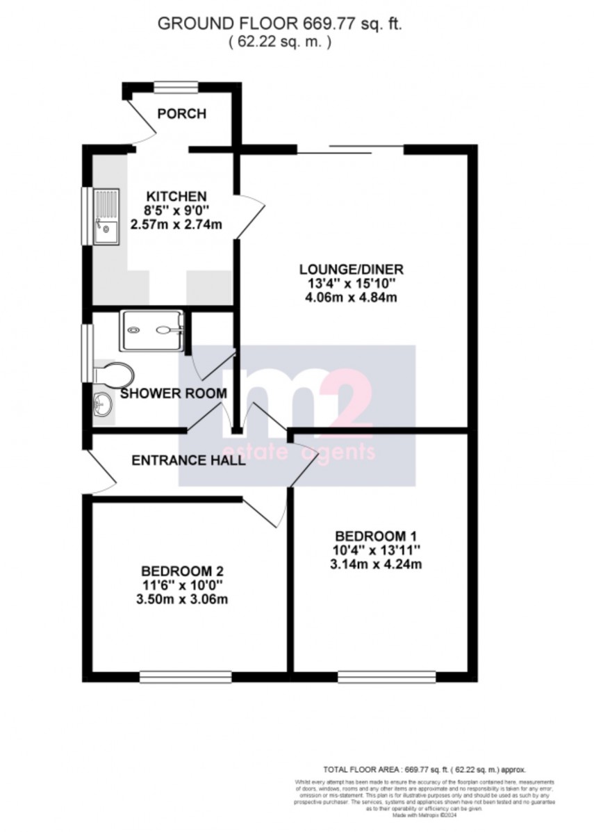 Floorplan for Fosse Road, Newport
