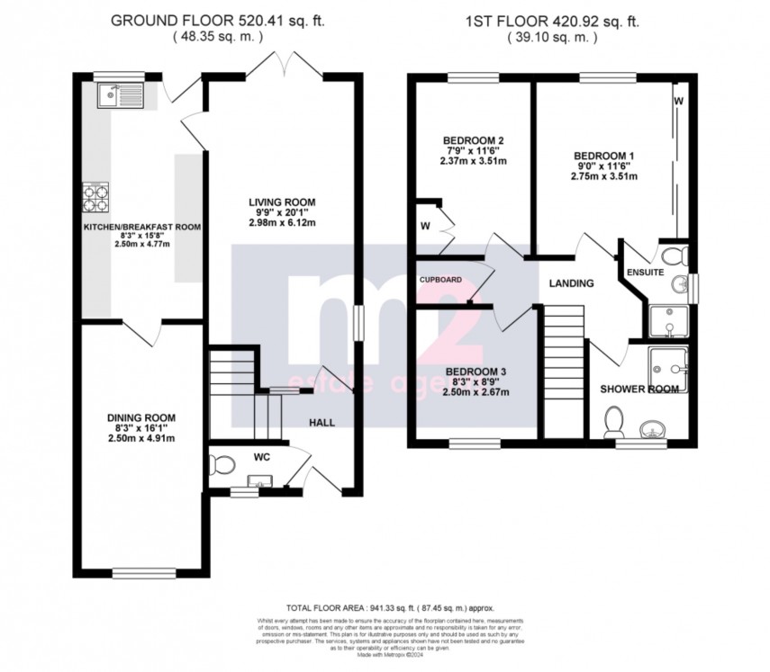 Floorplan for Sir Charles Crescent, Newport