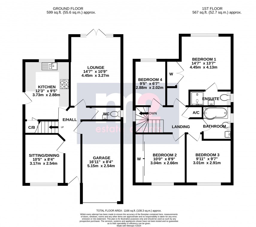 Floorplan for Pontllanfraith, Blackwood, Caerphilly