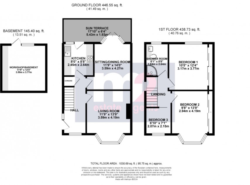 Floorplan for Tennyson Road, Newport