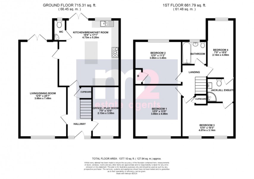 Floorplan for Bassaleg, Newport