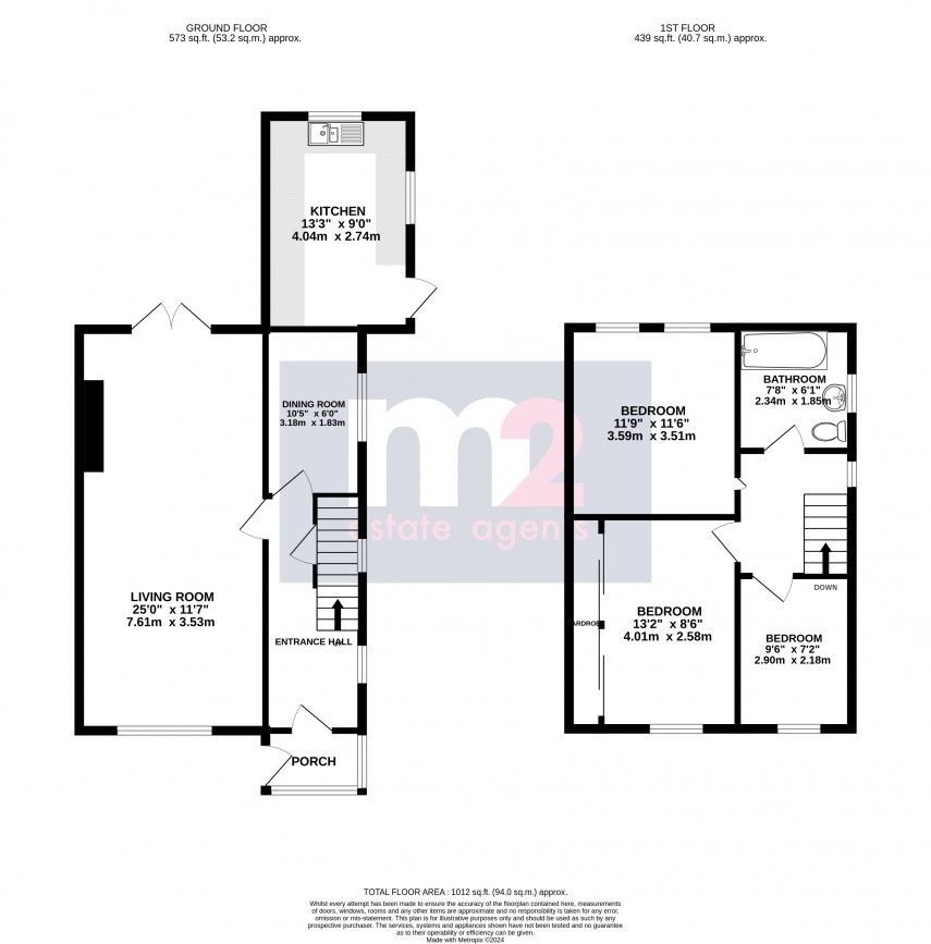Floorplan for Gilwern, Abergavenny, Monmouthshire