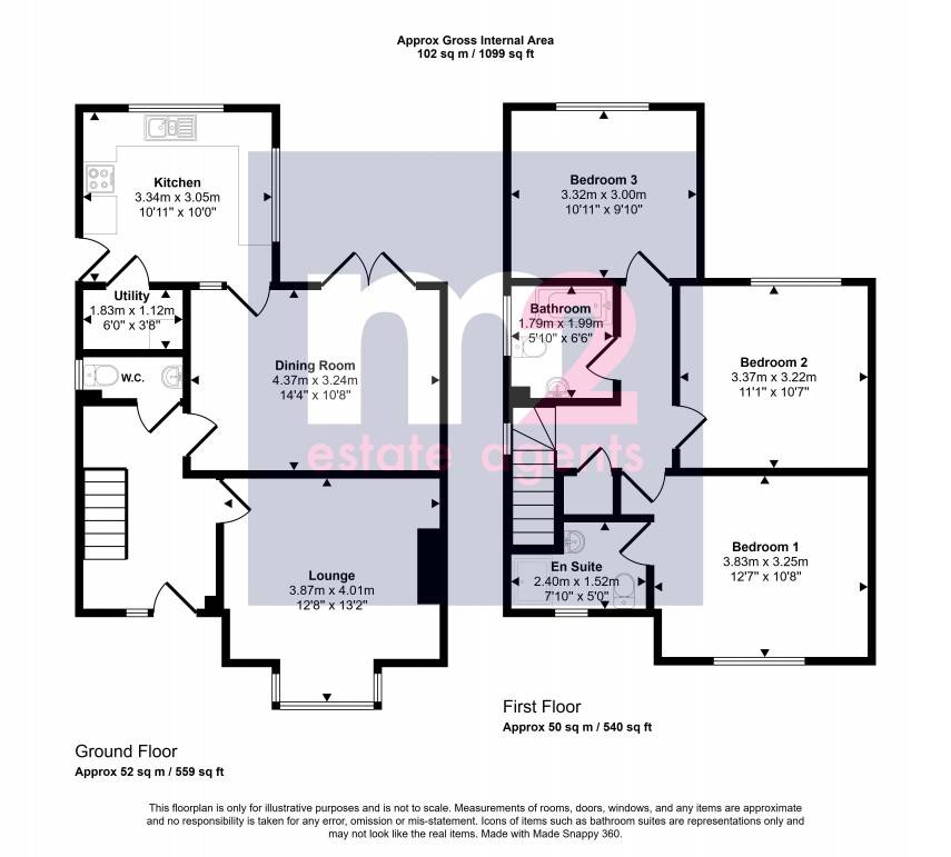 Floorplan for Chepstow Road, Newport
