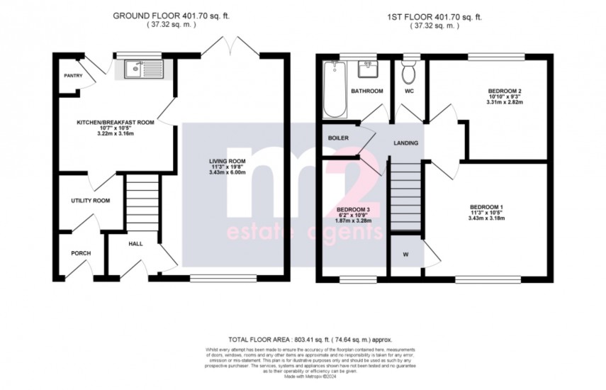 Floorplan for Hendre Farm Drive, Newport