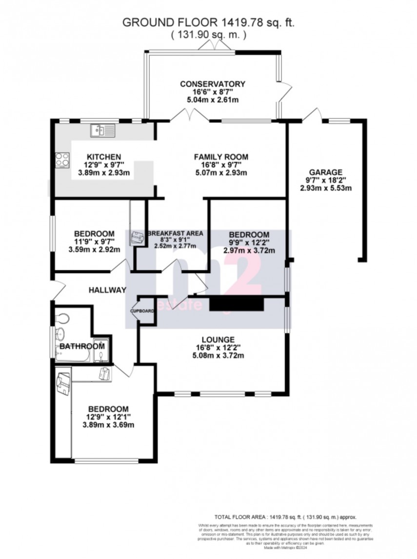 Floorplan for Brynmawr, Blaenau Gwent