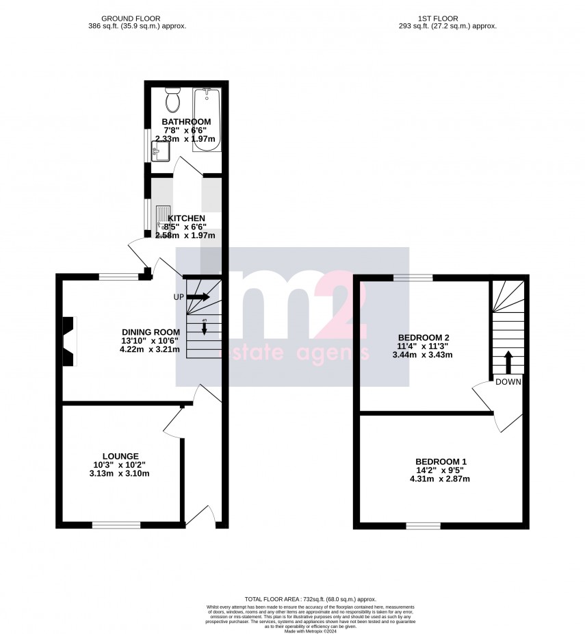 Floorplan for Blaenavon, Pontypool, Torfaen