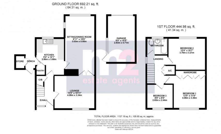 Floorplan for Farmwood Close, Newport