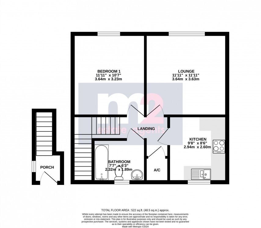 Floorplan for Castle Mews, Usk, Monmouthshire