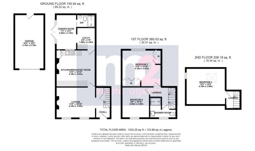 Floorplan for Monmouth Road, Usk, Monmouthshire
