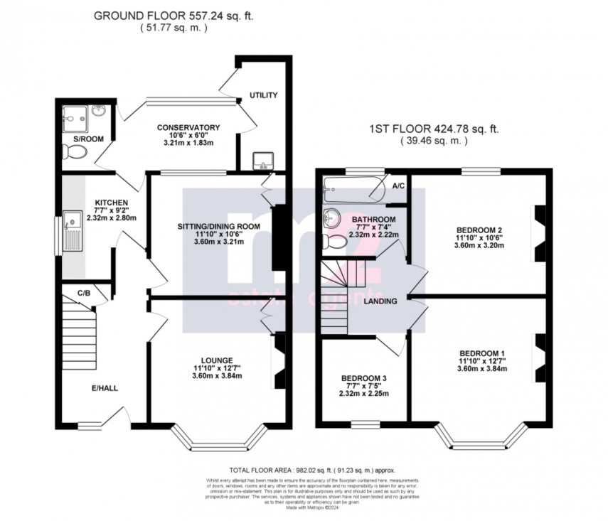 Floorplan for Castle Street, Usk, Monmouthshire