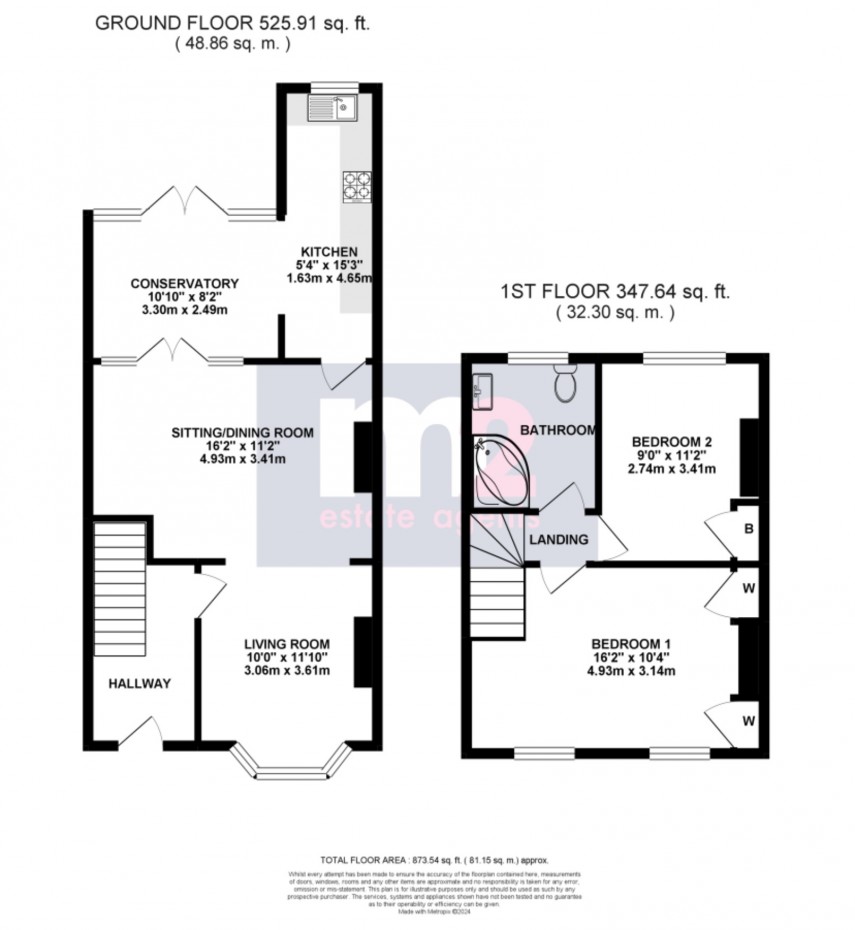 Floorplan for Stockton Road, Newport