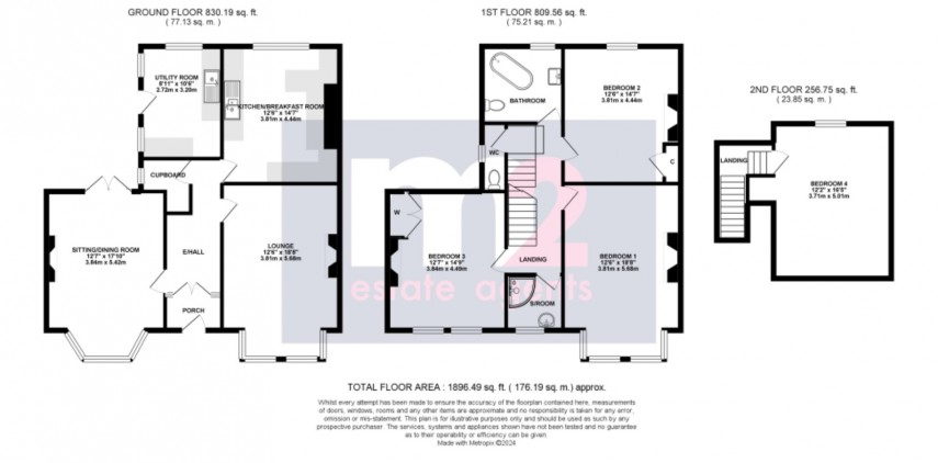 Floorplan for Llanthewy Road, Newport