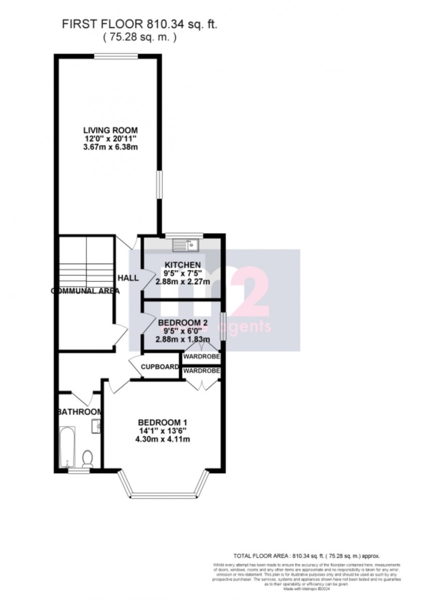 Floorplan for Caerau Crescent, Newport