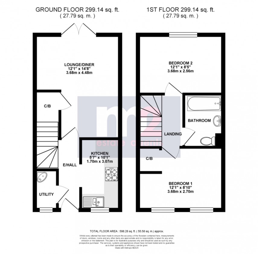Floorplan for Amber Close, Newport