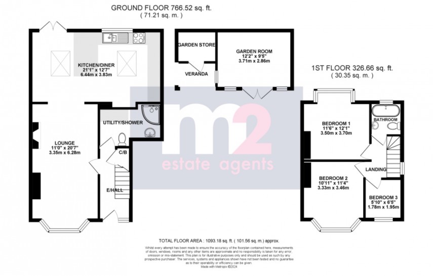 Floorplan for Park Drive, Newport