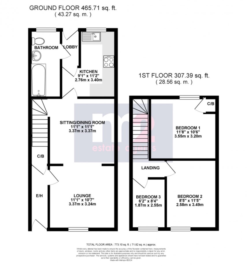 Floorplan for Risca, Newport, Caerphilly