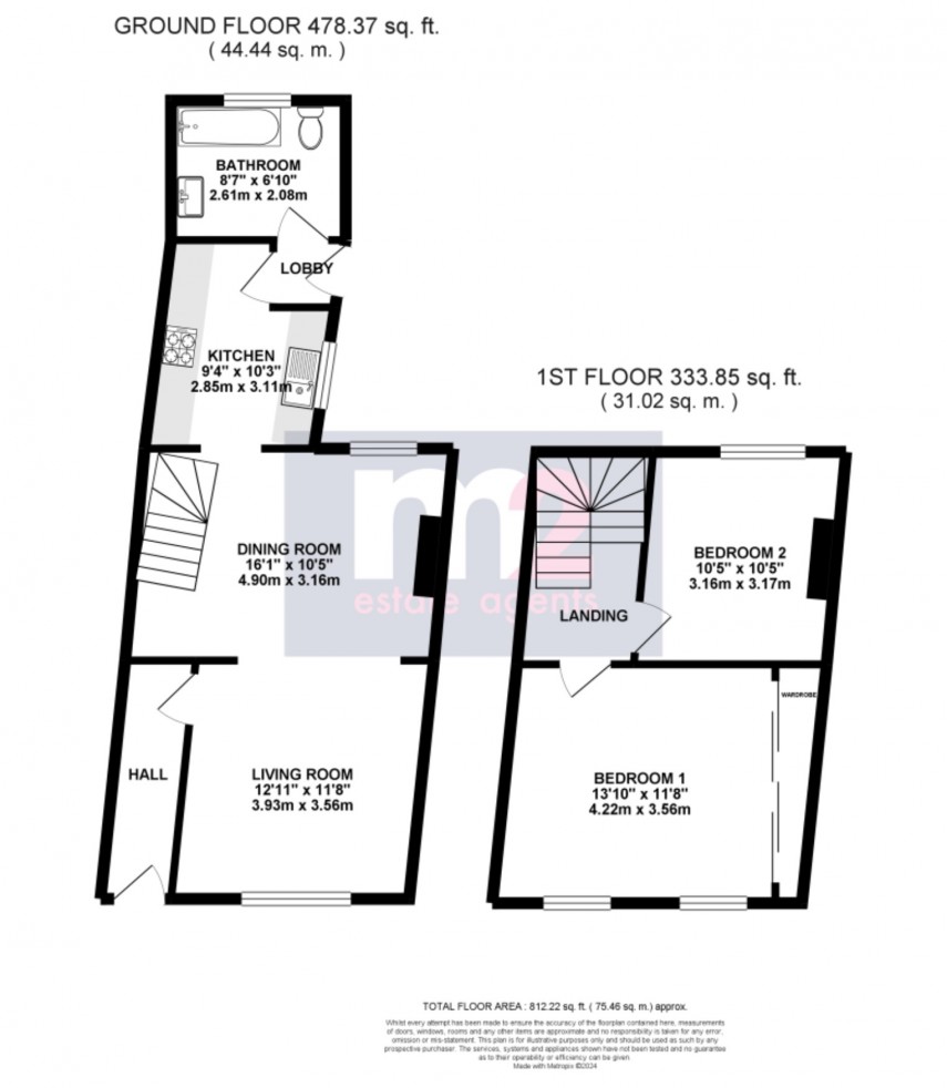 Floorplan for Albany Street, Newport