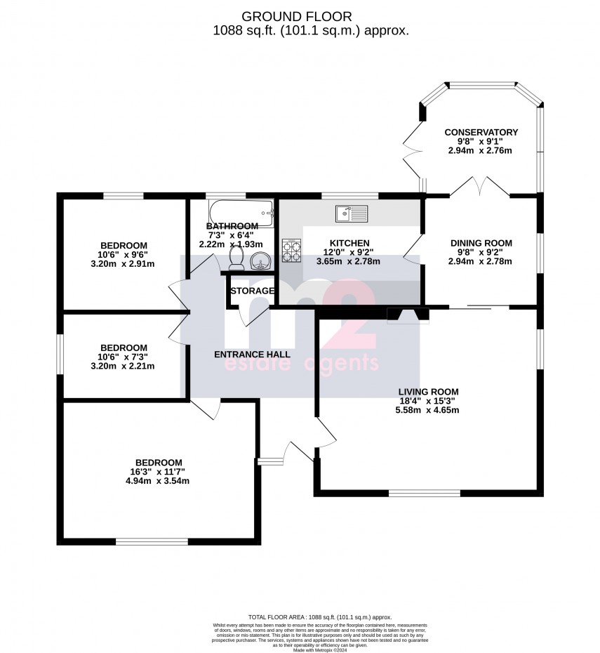 Floorplan for Rassau, Ebbw Vale, Blaenau Gwent