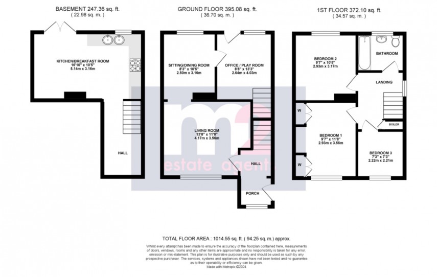 Floorplan for Bassaleg, Newport
