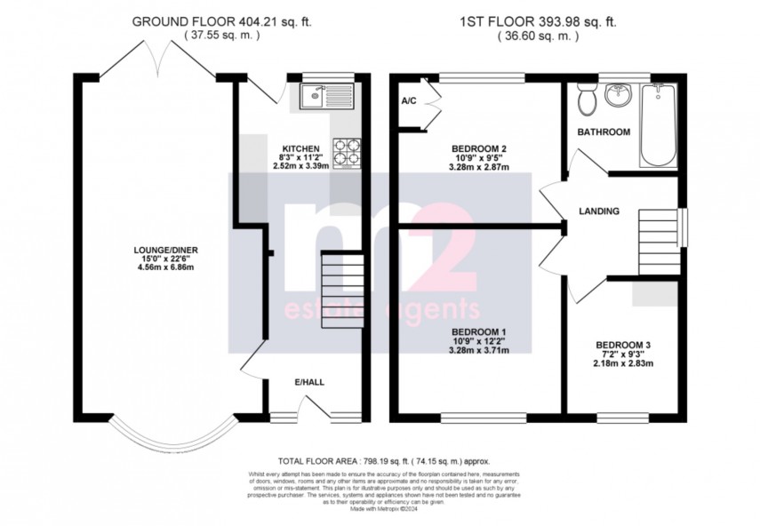 Floorplan for Gaer Park Lane, Newport