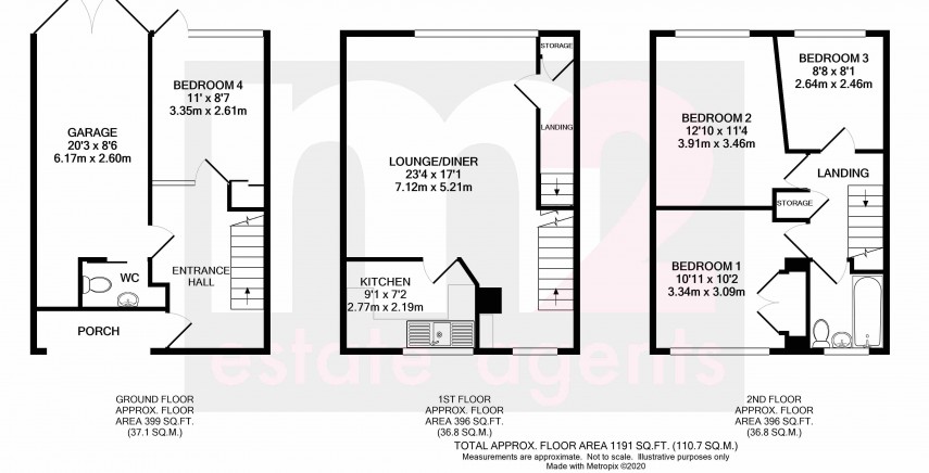 Floorplan for Allt-Yr-Yn Crescent, Newport