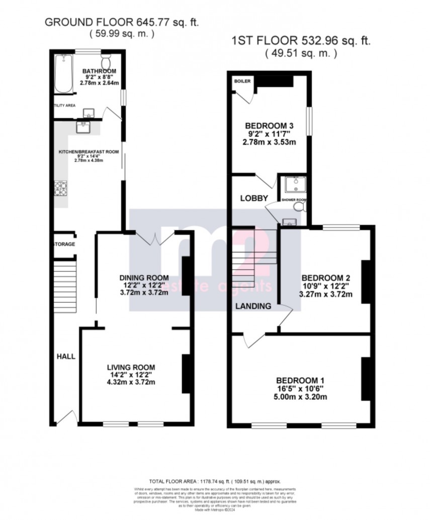 Floorplan for Gloster Place, Newport