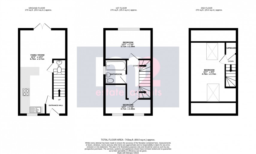 Floorplan for Llantilio Pertholey, Abergavenny, Monmouthshire