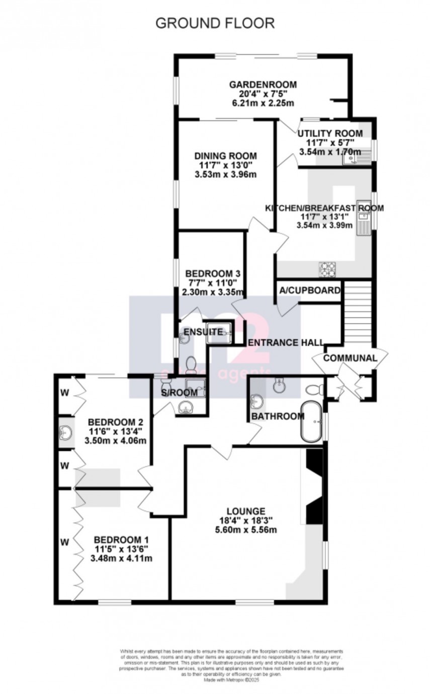 Floorplan for Maryport Street, Usk, Monmouthshire