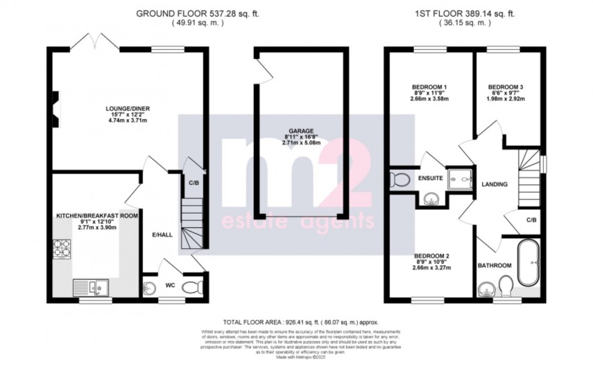 Floorplan for Stow Park Drive, Newport