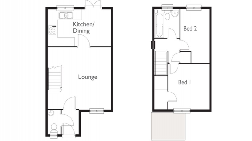 Floorplan for Govilon, Abergavenny