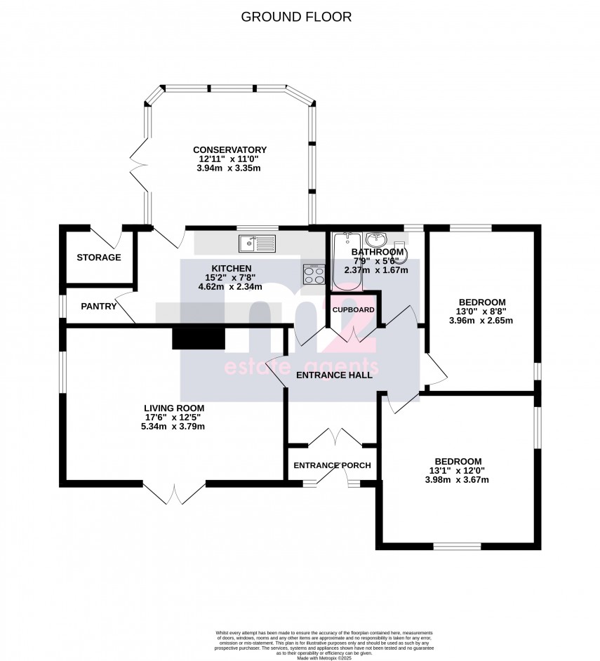 Floorplan for Brynmawr, Ebbw Vale, Blaenau Gwent
