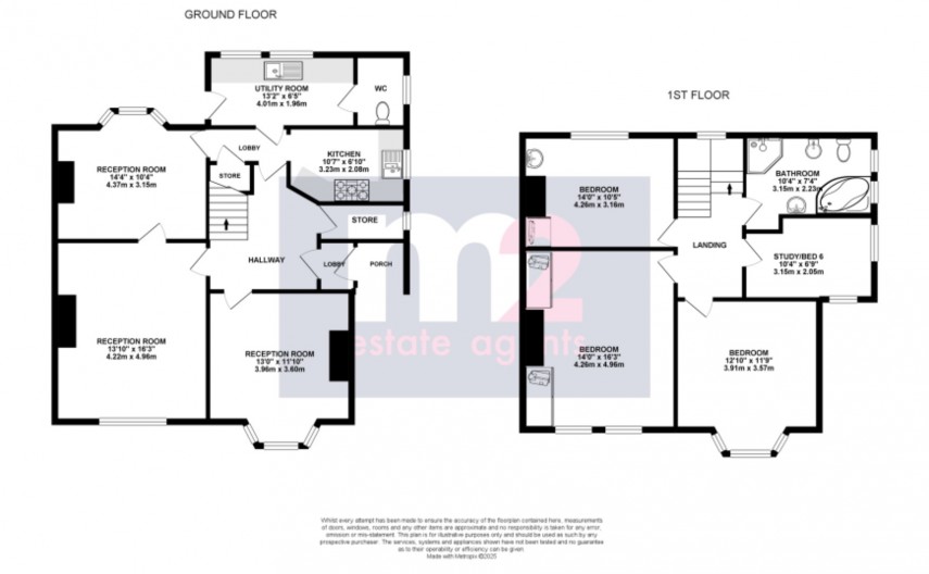 Floorplan for Park View, Pontypool, Torfaen