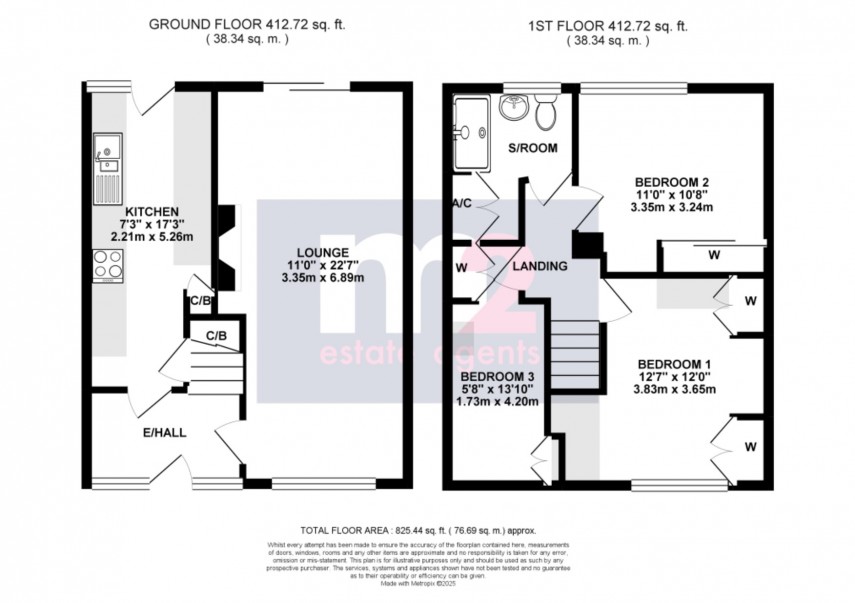 Floorplan for Ringland, Newport