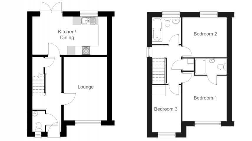 Floorplan for Govilon, Abergavenny