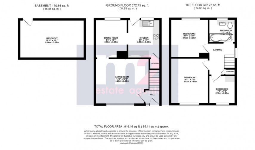 Floorplan for Bassaleg, Newport