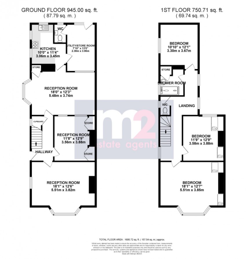 Floorplan for Rugby Road, Newport