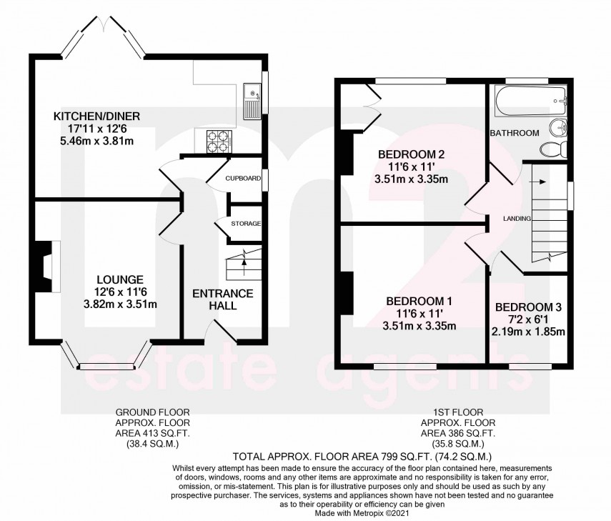Floorplan for Tudor Road, Newport