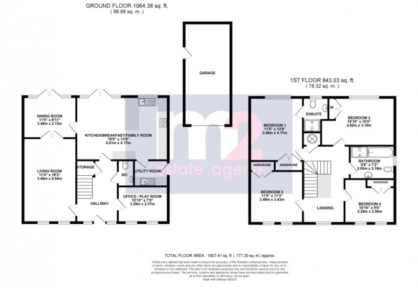 Floorplan for Langstone, Newport