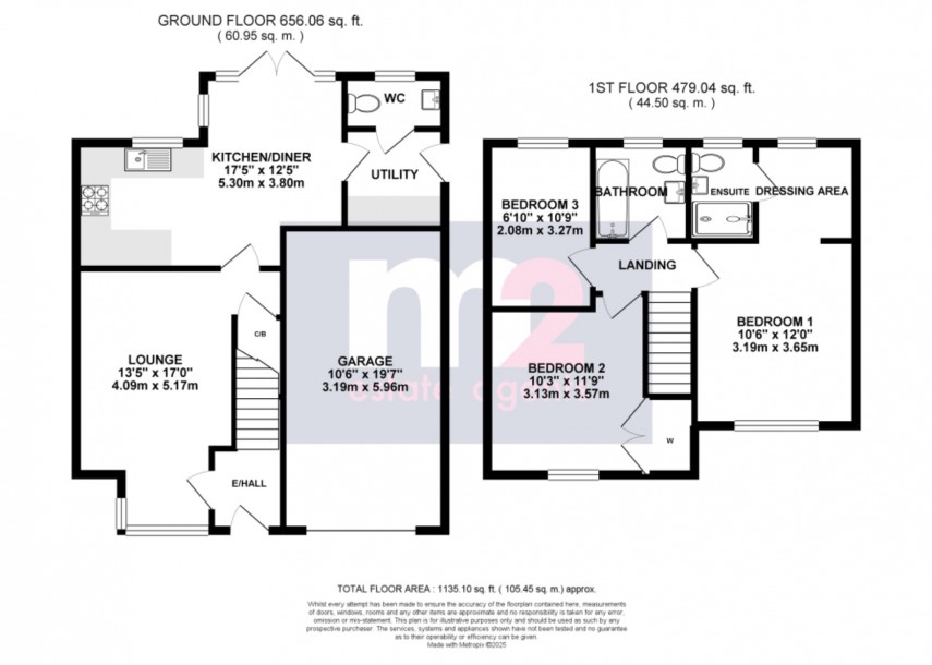 Floorplan for Llantarnam, Cwmbran, Torfaen