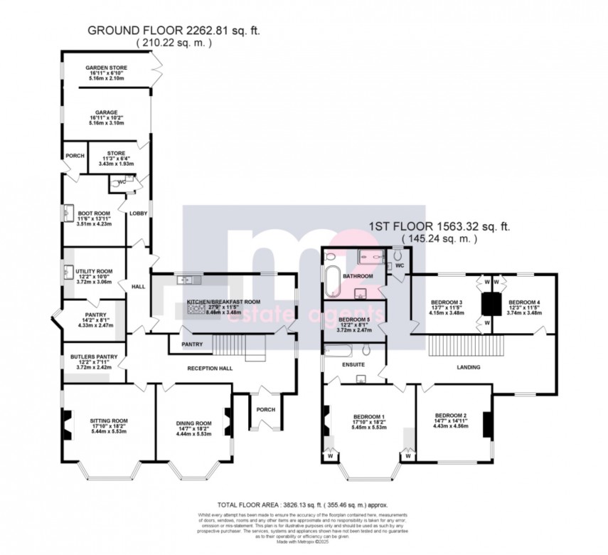 Floorplan for Monmouth Road, Usk, Monmouthshire