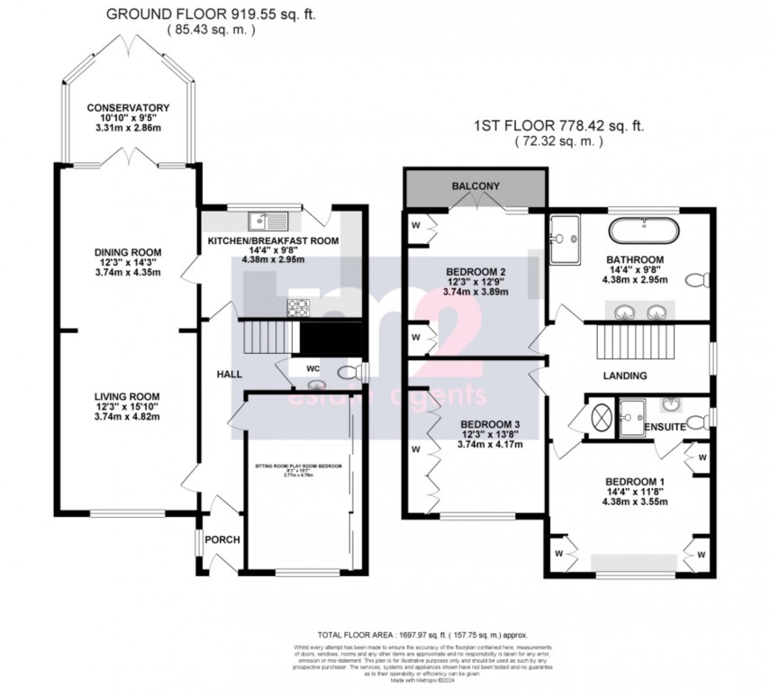 Floorplan for Victoria Avenue, Newport