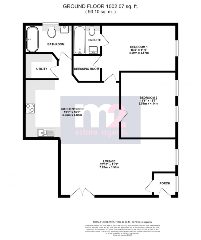 Floorplan for Langstone, Newport