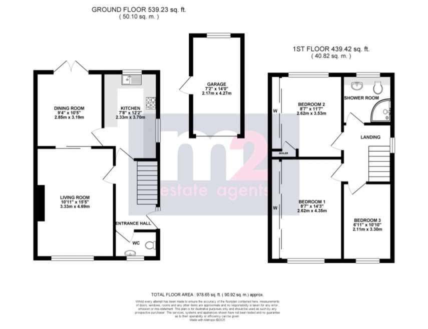 Floorplan for Rogerstone, Newport