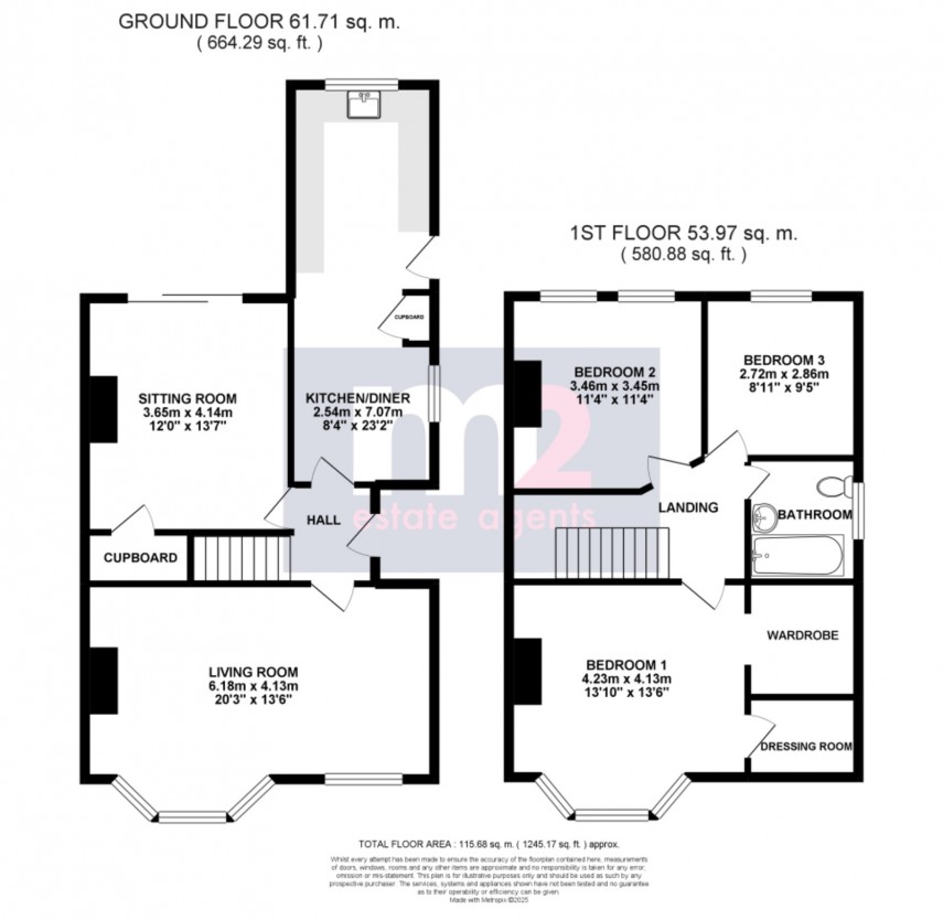 Floorplan for St Julians Avenue, Newport